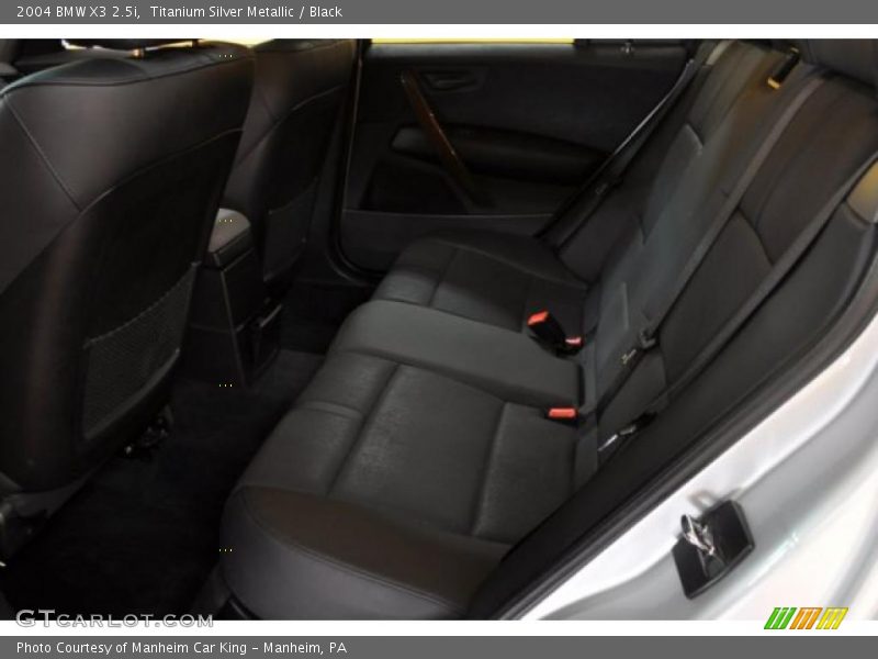 Titanium Silver Metallic / Black 2004 BMW X3 2.5i