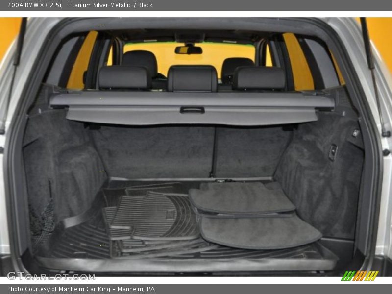 Titanium Silver Metallic / Black 2004 BMW X3 2.5i