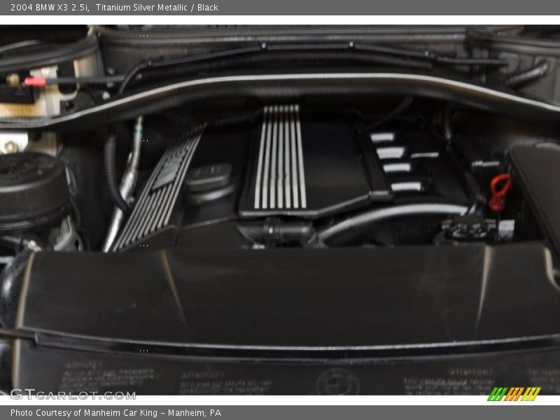 Titanium Silver Metallic / Black 2004 BMW X3 2.5i