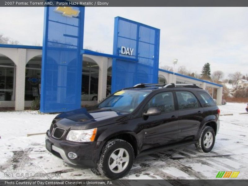 Purple Haze Metallic / Ebony 2007 Pontiac Torrent AWD