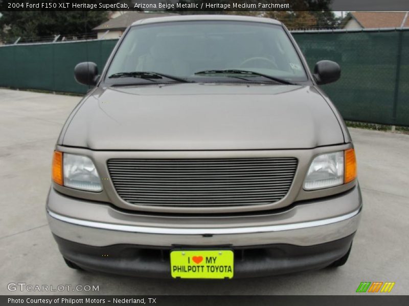 Arizona Beige Metallic / Heritage Medium Parchment 2004 Ford F150 XLT Heritage SuperCab