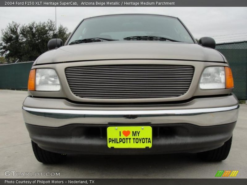 Arizona Beige Metallic / Heritage Medium Parchment 2004 Ford F150 XLT Heritage SuperCab