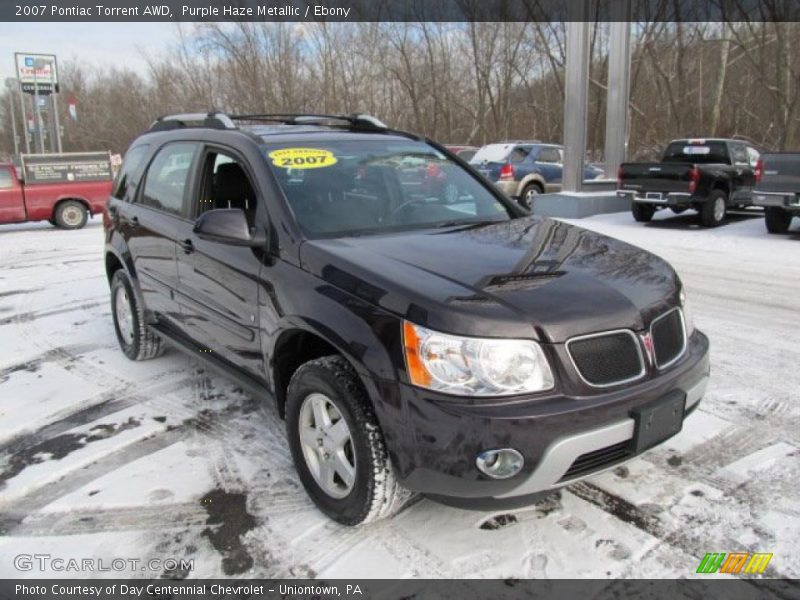Purple Haze Metallic / Ebony 2007 Pontiac Torrent AWD