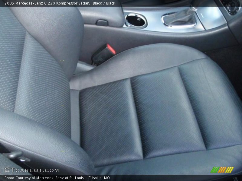 Black / Black 2005 Mercedes-Benz C 230 Kompressor Sedan