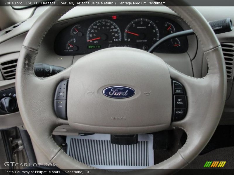 Arizona Beige Metallic / Heritage Medium Parchment 2004 Ford F150 XLT Heritage SuperCab