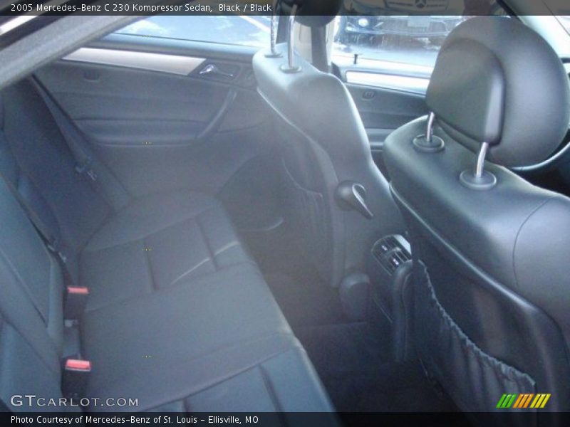 Black / Black 2005 Mercedes-Benz C 230 Kompressor Sedan