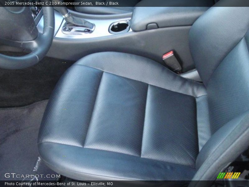 Black / Black 2005 Mercedes-Benz C 230 Kompressor Sedan