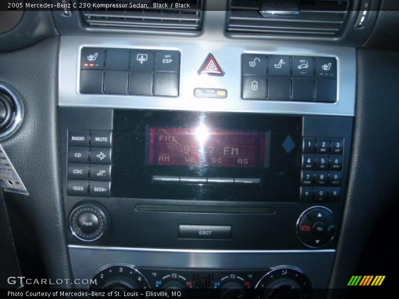 Black / Black 2005 Mercedes-Benz C 230 Kompressor Sedan