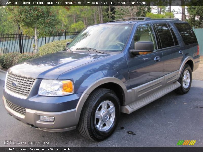 Medium Wedgewood Blue Metallic / Medium Parchment 2004 Ford Expedition Eddie Bauer 4x4