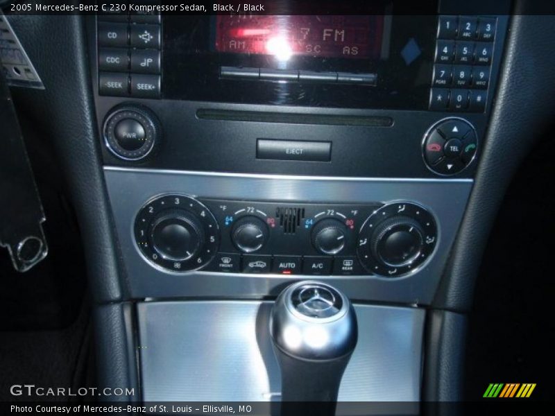 Black / Black 2005 Mercedes-Benz C 230 Kompressor Sedan