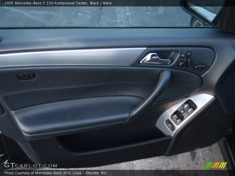Black / Black 2005 Mercedes-Benz C 230 Kompressor Sedan