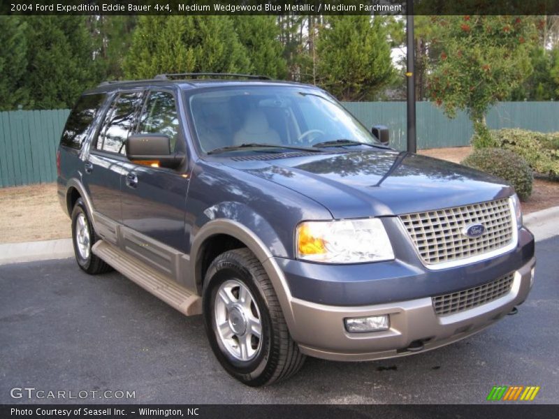 Medium Wedgewood Blue Metallic / Medium Parchment 2004 Ford Expedition Eddie Bauer 4x4