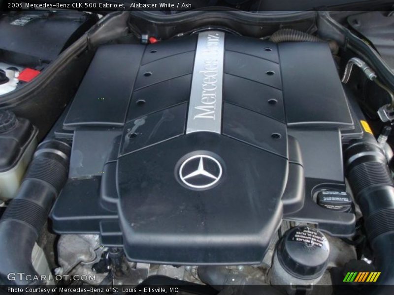  2005 CLK 500 Cabriolet Engine - 5.0L SOHC 24V V8