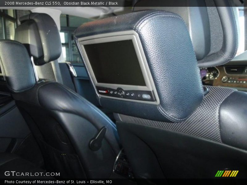 Obsidian Black Metallic / Black 2008 Mercedes-Benz CLS 550