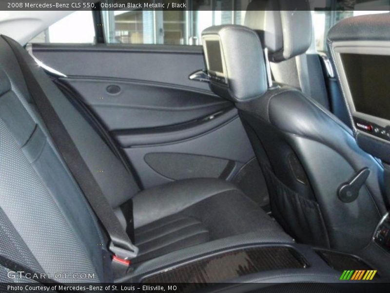 Obsidian Black Metallic / Black 2008 Mercedes-Benz CLS 550