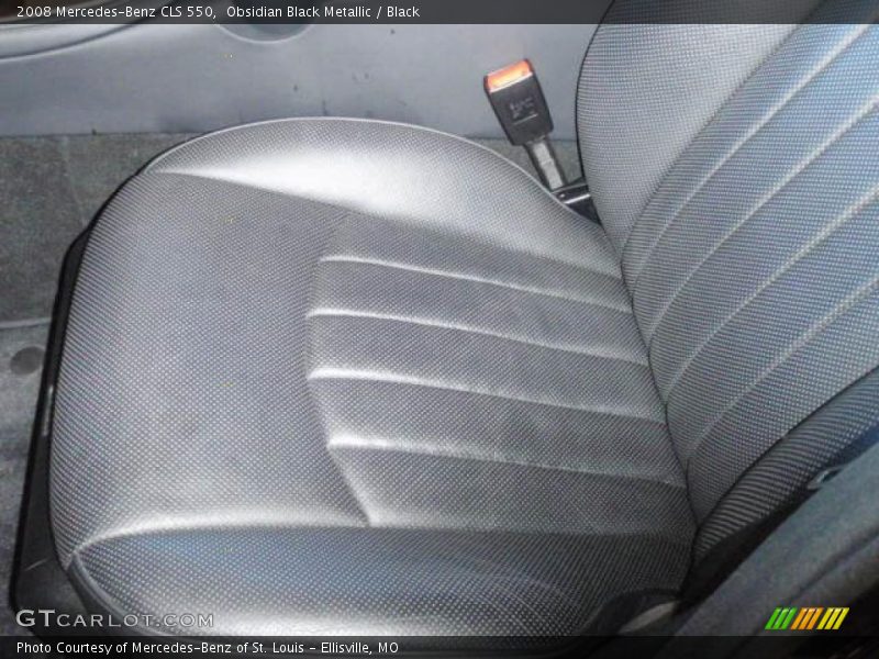 Obsidian Black Metallic / Black 2008 Mercedes-Benz CLS 550