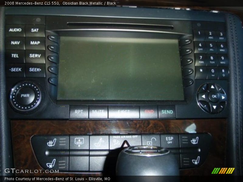 Obsidian Black Metallic / Black 2008 Mercedes-Benz CLS 550