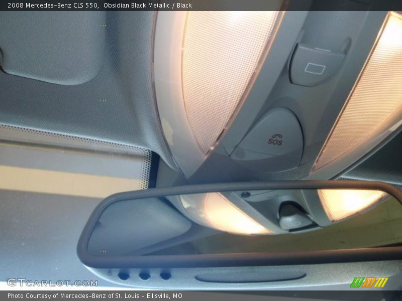 Obsidian Black Metallic / Black 2008 Mercedes-Benz CLS 550