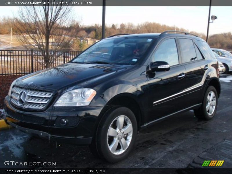 Black / Black 2006 Mercedes-Benz ML 500 4Matic