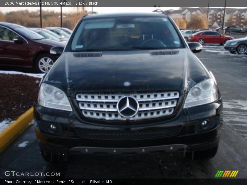 Black / Black 2006 Mercedes-Benz ML 500 4Matic