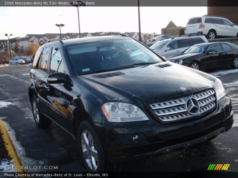 Black / Black 2006 Mercedes-Benz ML 500 4Matic