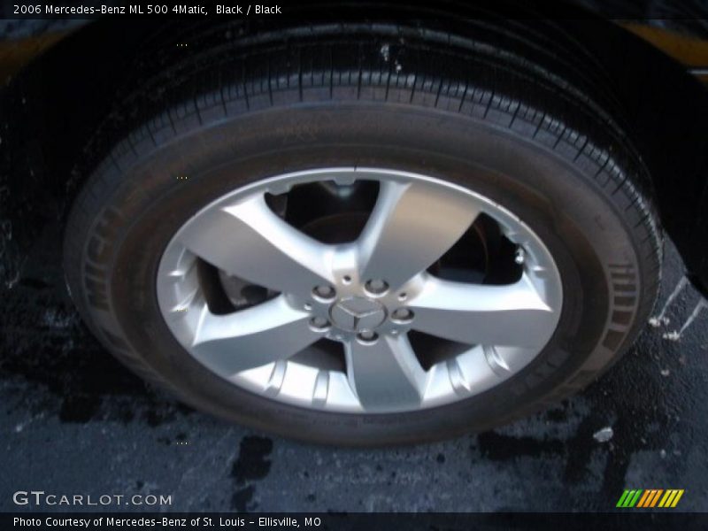 Black / Black 2006 Mercedes-Benz ML 500 4Matic