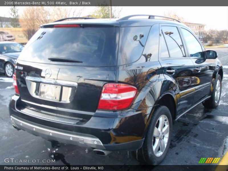 Black / Black 2006 Mercedes-Benz ML 500 4Matic
