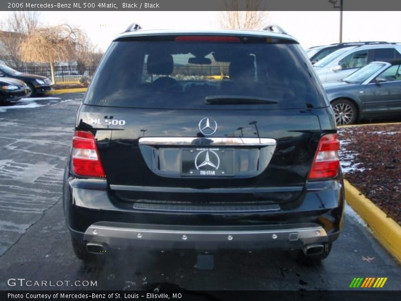 Black / Black 2006 Mercedes-Benz ML 500 4Matic