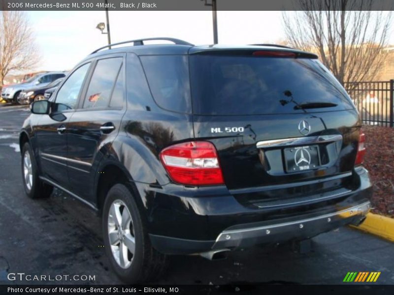 Black / Black 2006 Mercedes-Benz ML 500 4Matic