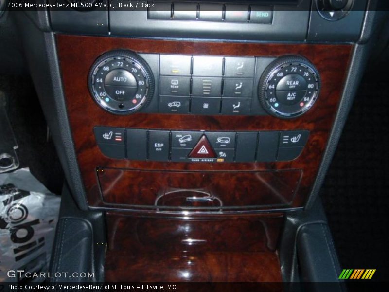 Black / Black 2006 Mercedes-Benz ML 500 4Matic