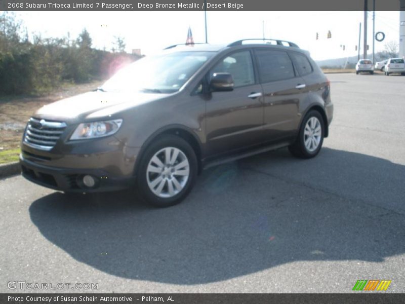 Deep Bronze Metallic / Desert Beige 2008 Subaru Tribeca Limited 7 Passenger