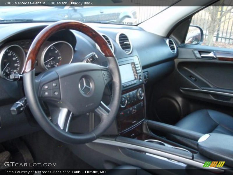 Black / Black 2006 Mercedes-Benz ML 500 4Matic
