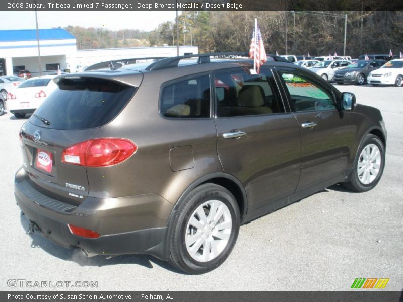 Deep Bronze Metallic / Desert Beige 2008 Subaru Tribeca Limited 7 Passenger