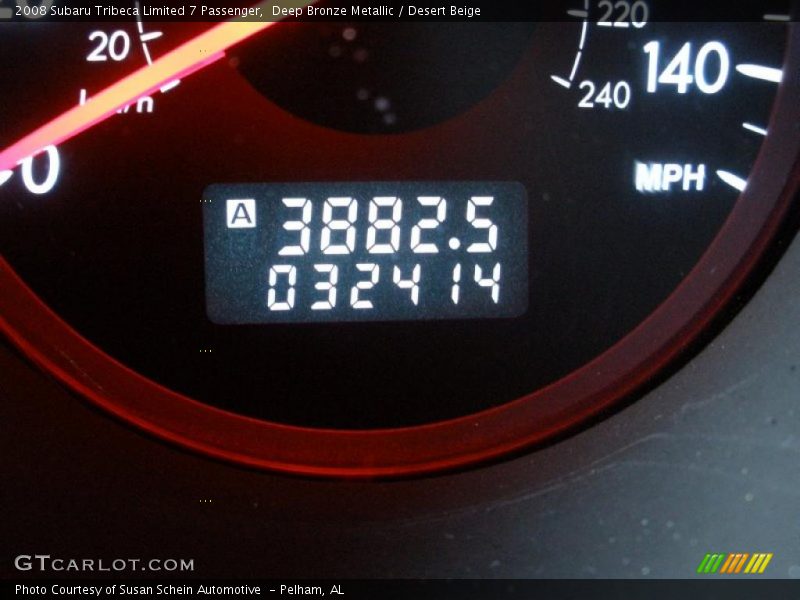 Deep Bronze Metallic / Desert Beige 2008 Subaru Tribeca Limited 7 Passenger