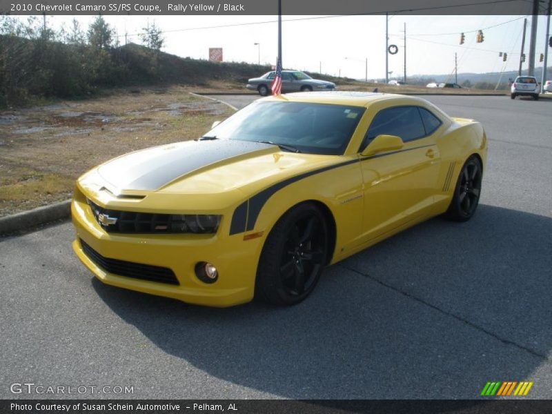 Rally Yellow / Black 2010 Chevrolet Camaro SS/RS Coupe