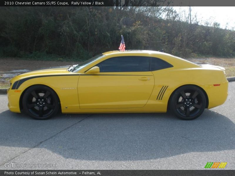 Rally Yellow / Black 2010 Chevrolet Camaro SS/RS Coupe