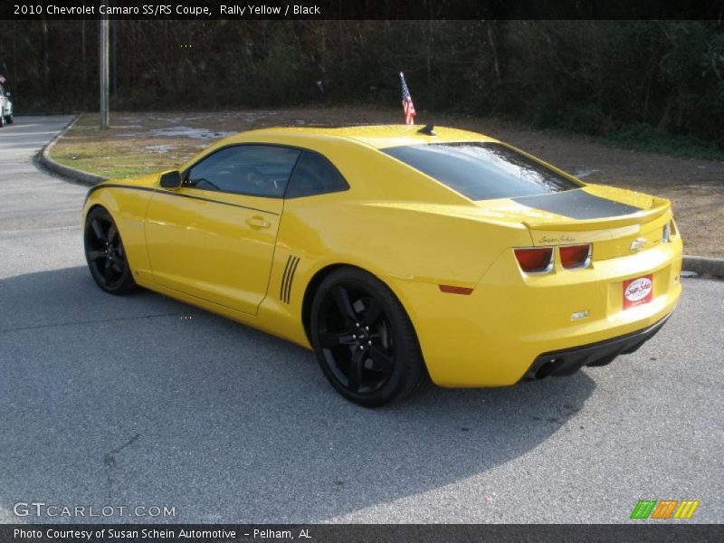 Rally Yellow / Black 2010 Chevrolet Camaro SS/RS Coupe