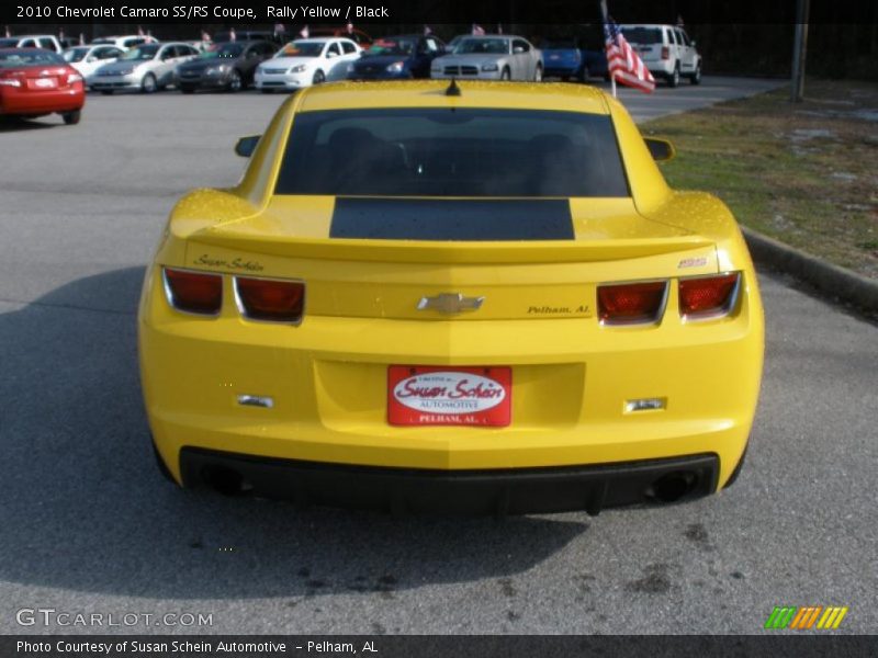 Rally Yellow / Black 2010 Chevrolet Camaro SS/RS Coupe
