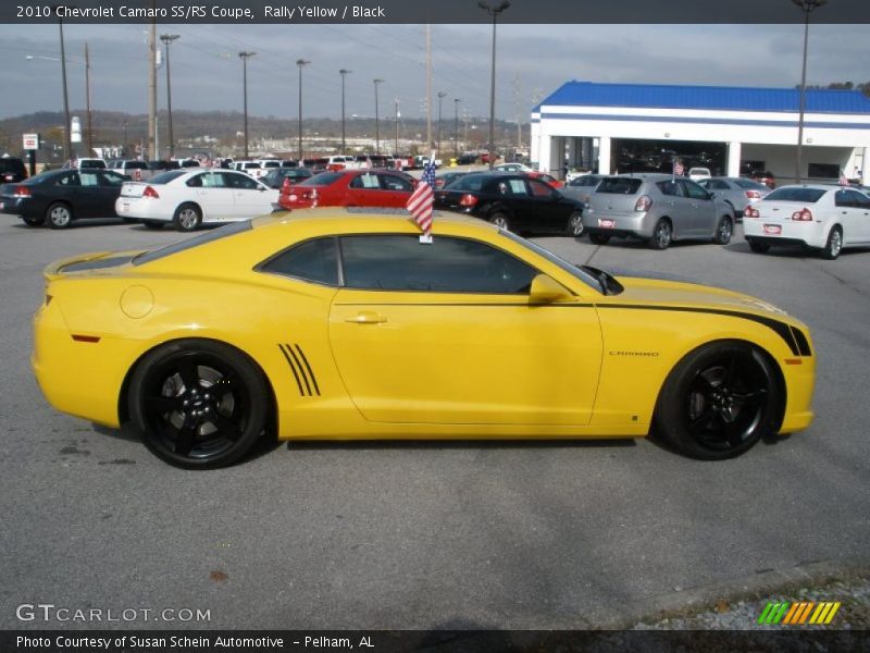 Rally Yellow / Black 2010 Chevrolet Camaro SS/RS Coupe