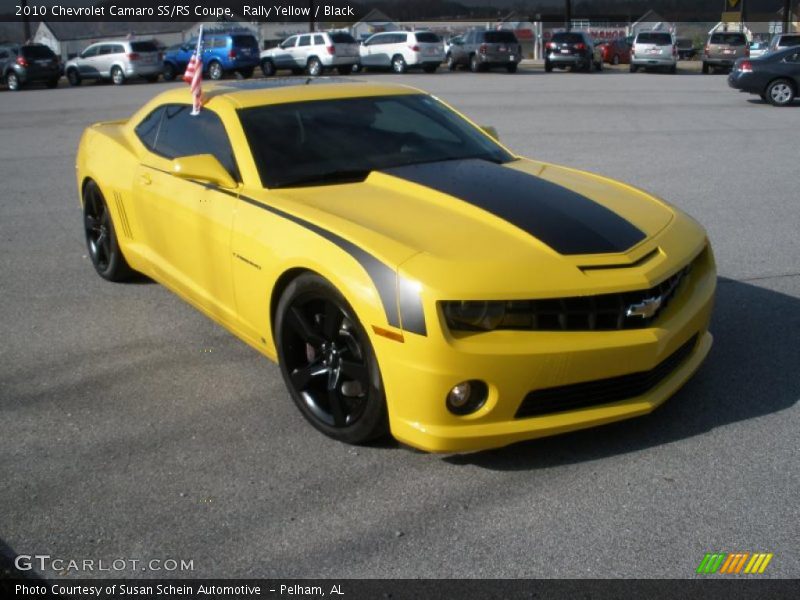 Rally Yellow / Black 2010 Chevrolet Camaro SS/RS Coupe