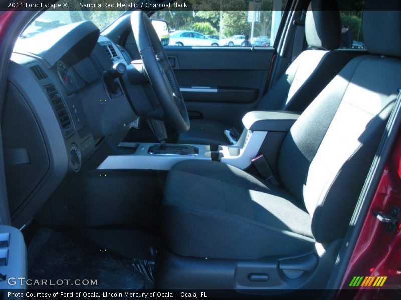 Sangria Red Metallic / Charcoal Black 2011 Ford Escape XLT