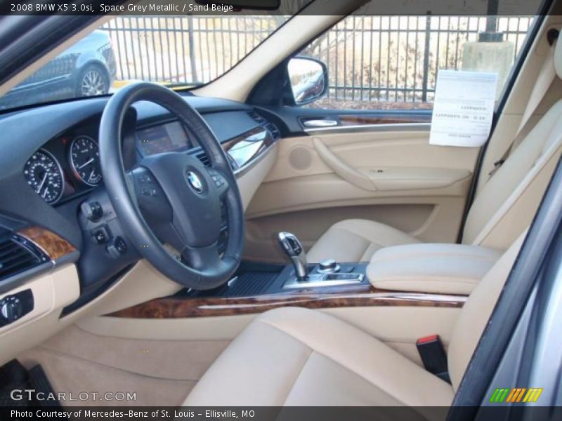 Space Grey Metallic / Sand Beige 2008 BMW X5 3.0si