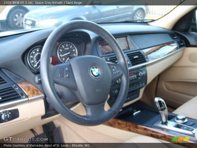 Space Grey Metallic / Sand Beige 2008 BMW X5 3.0si