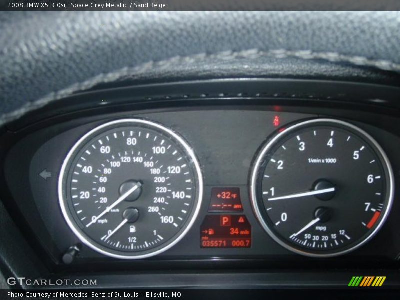 Space Grey Metallic / Sand Beige 2008 BMW X5 3.0si