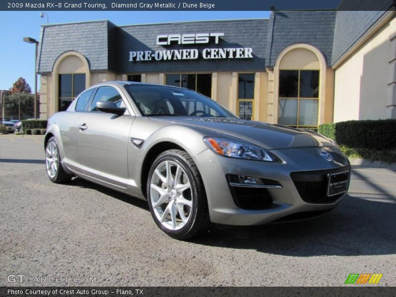 Diamond Gray Metallic / Dune Beige 2009 Mazda RX-8 Grand Touring
