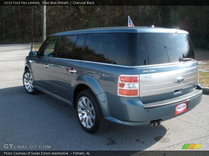 Steel Blue Metallic / Charcoal Black 2010 Ford Flex Limited