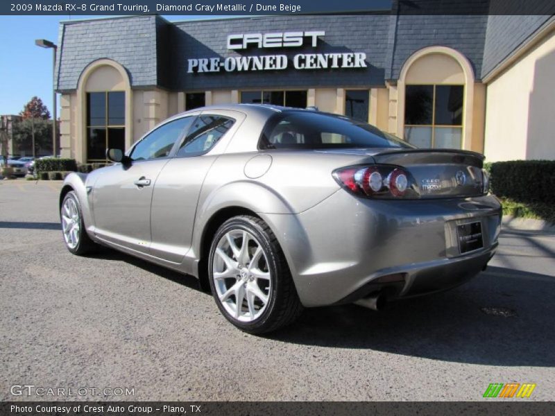 Diamond Gray Metallic / Dune Beige 2009 Mazda RX-8 Grand Touring