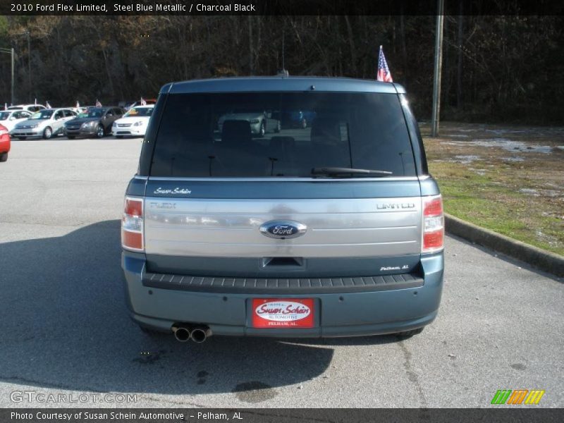 Steel Blue Metallic / Charcoal Black 2010 Ford Flex Limited