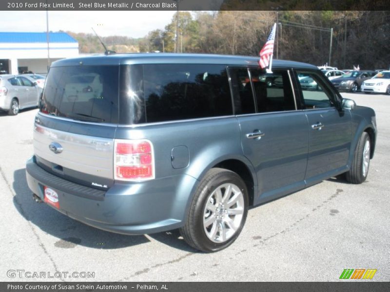 Steel Blue Metallic / Charcoal Black 2010 Ford Flex Limited