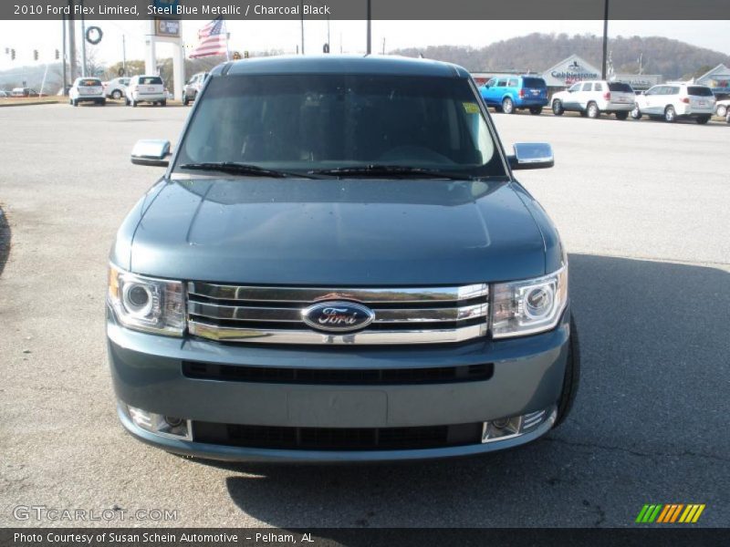 Steel Blue Metallic / Charcoal Black 2010 Ford Flex Limited
